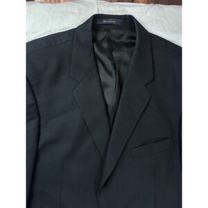 Ralph Lauren Blazer Men Navy 44r Wool Business Event Preppy